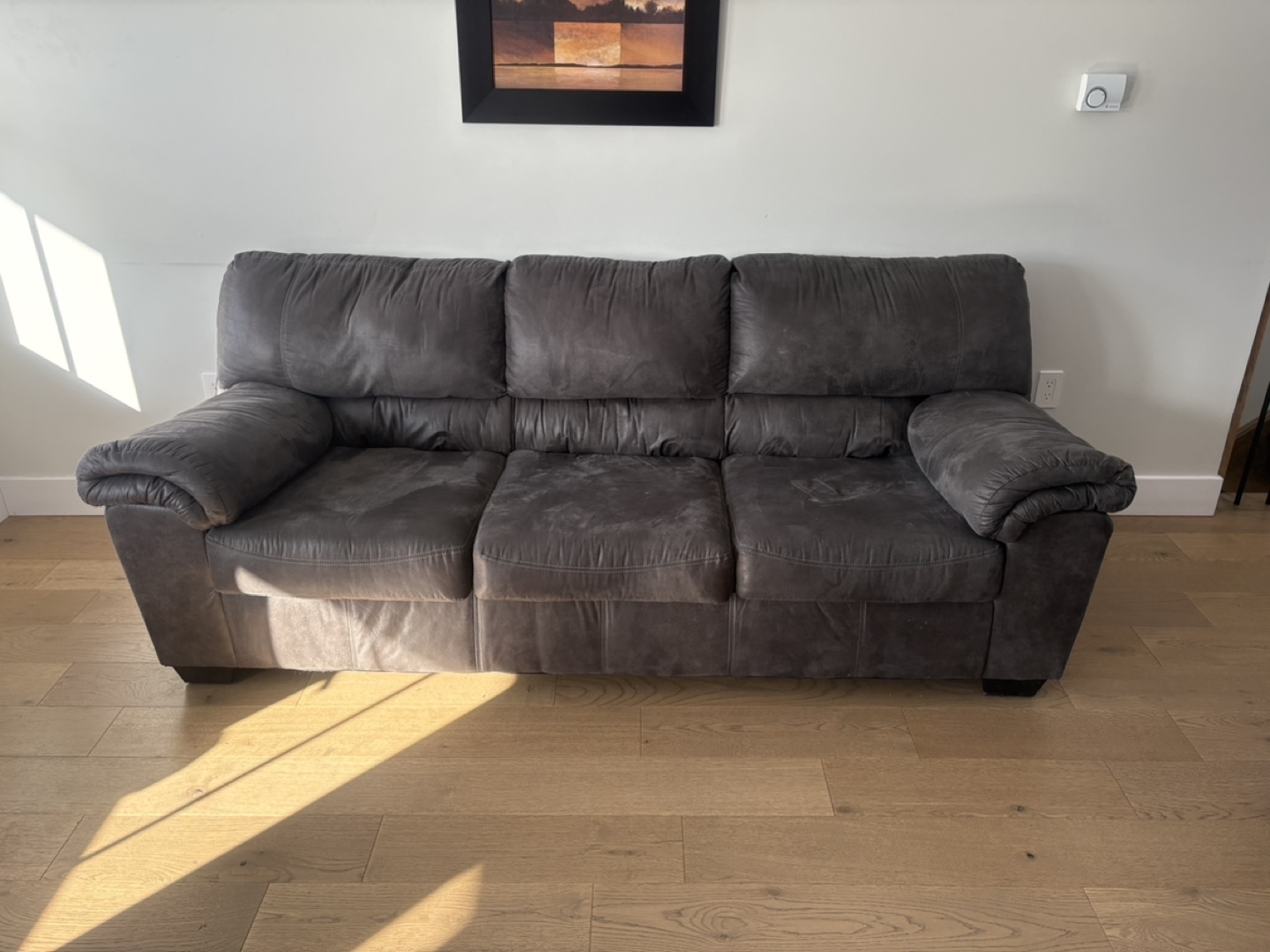Grey Fabric Sofa Set - Loveseat and Sofa 🧡