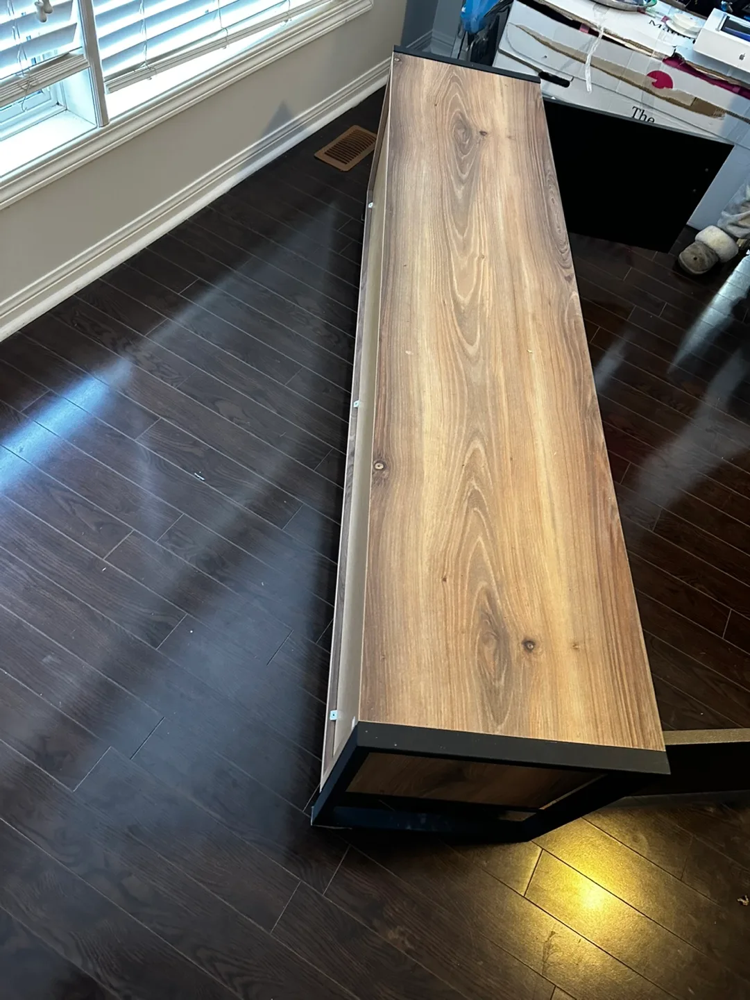 Modern TV Stand with Black Doors image indicator(7)