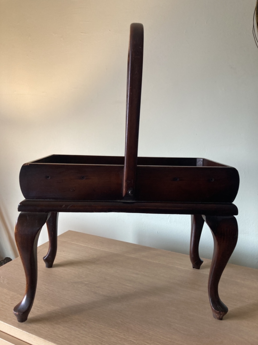 French Walnut Book and Magazine stand - photo 5