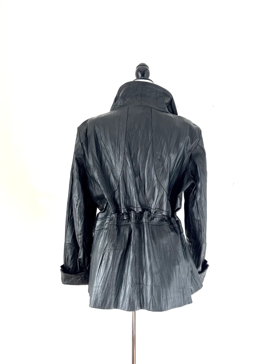 Women's Danier Black Leather Jacket image indicator(2)