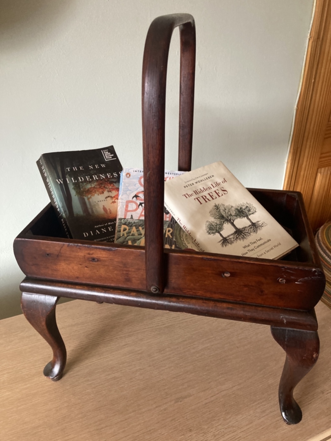 French Walnut Book and Magazine stand - photo 4