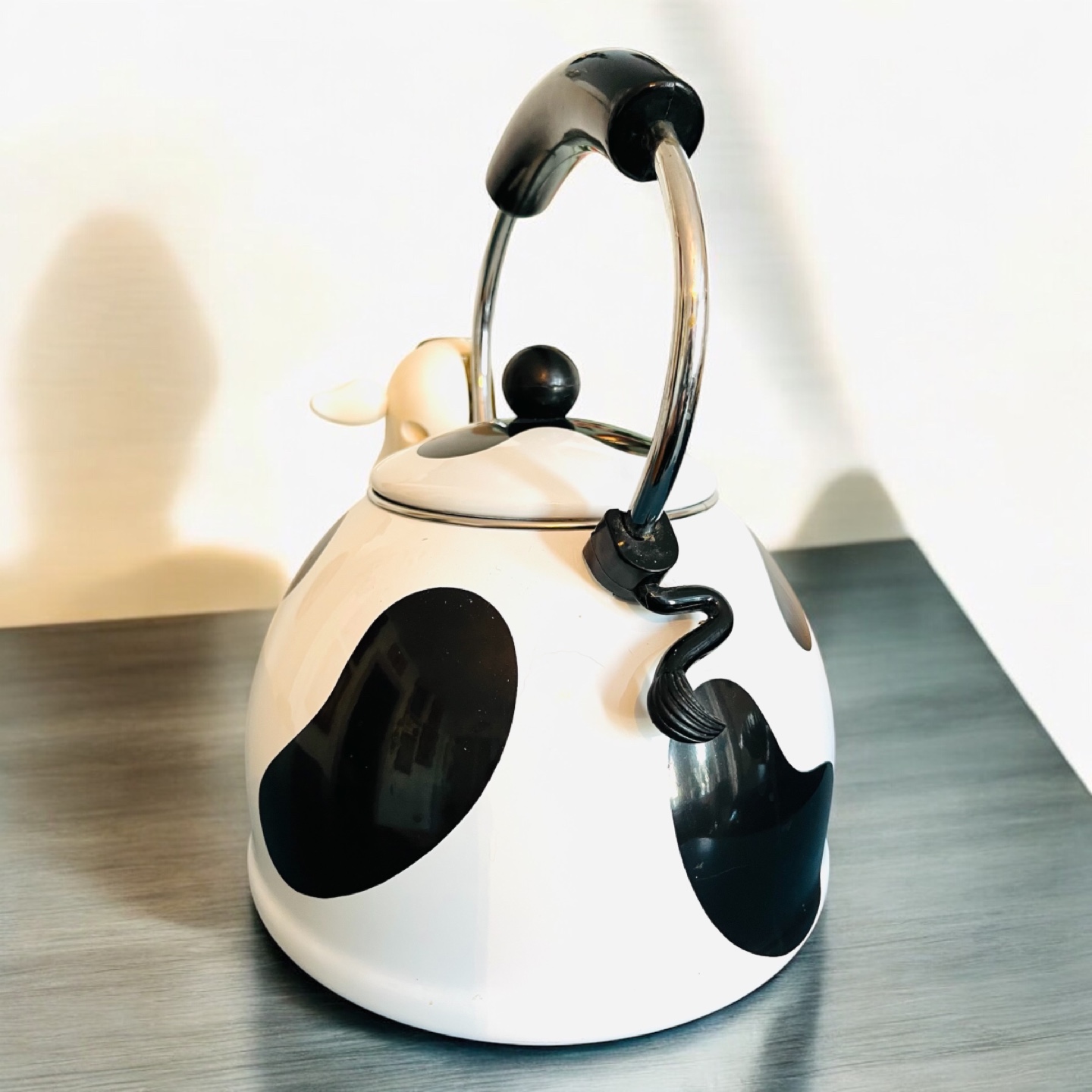 🧡 Adorable Vintage Cow Kettle - photo 2