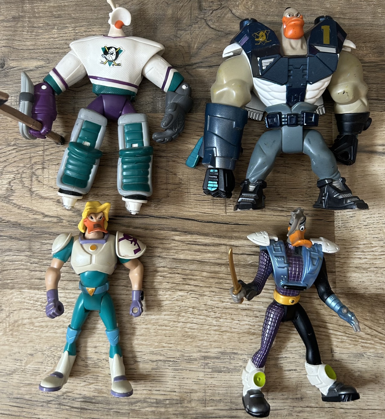 Disneys the mighty ducks action figures