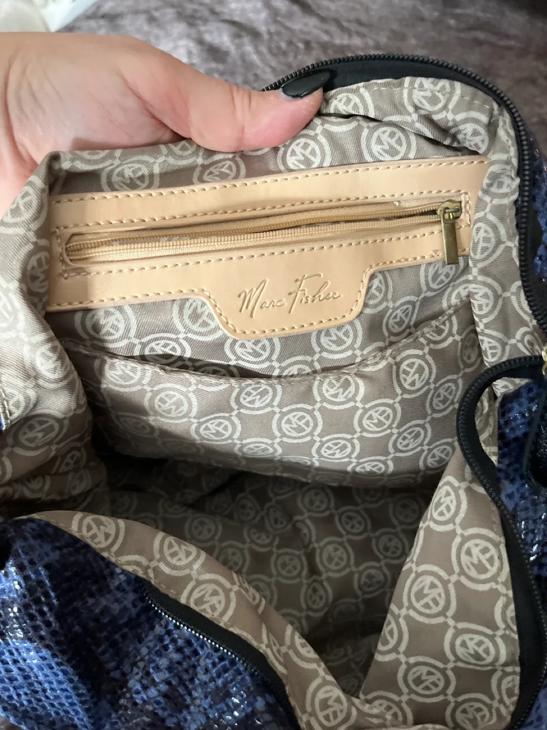 Marc Fisher Snakeskin Handbag image indicator(2)