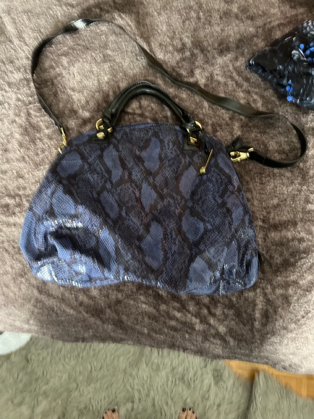 Marc Fisher Snakeskin Handbag image indicator(3)