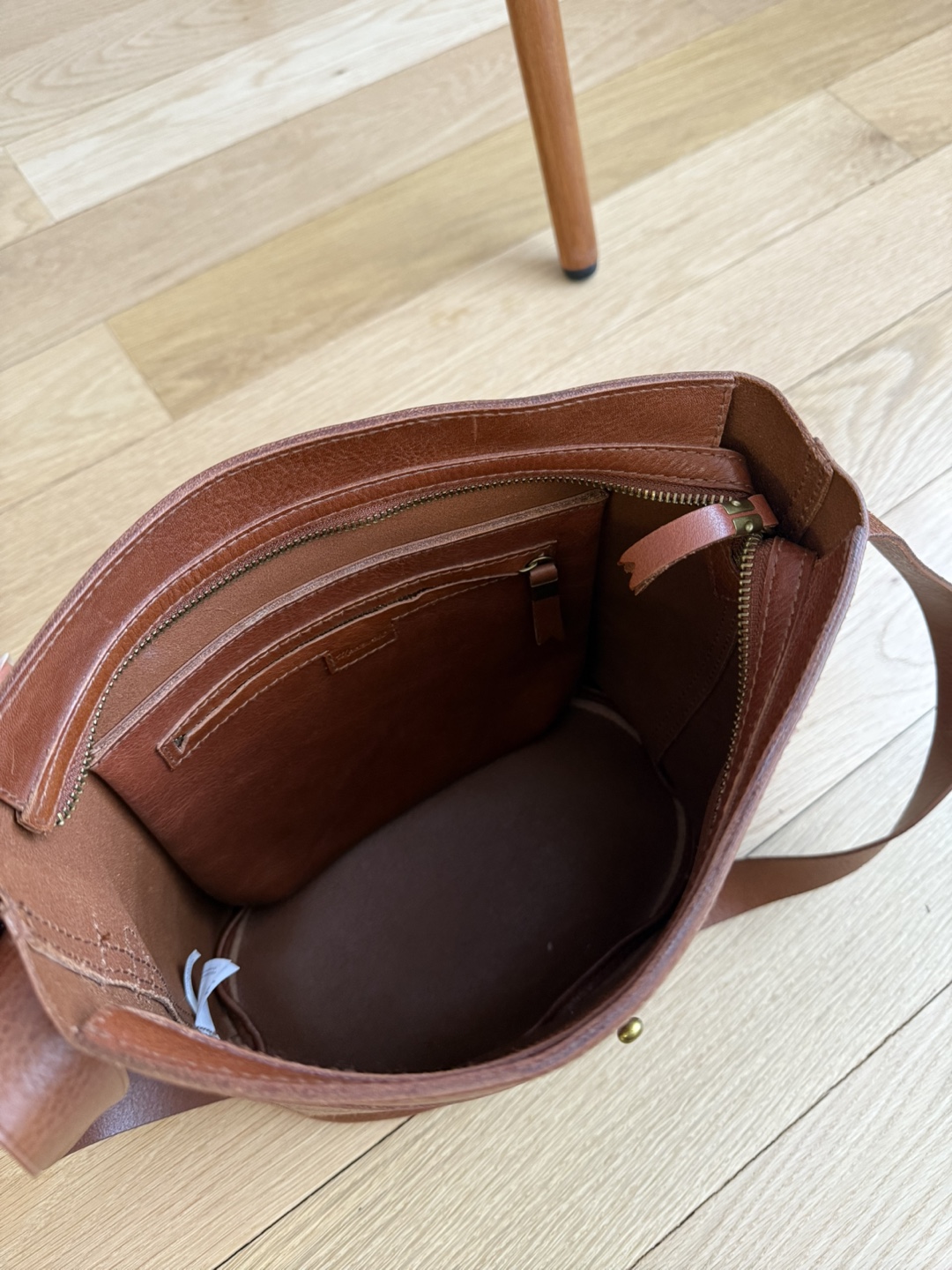 “Madewell” Leather Crossbody Bucket Bag - photo 2
