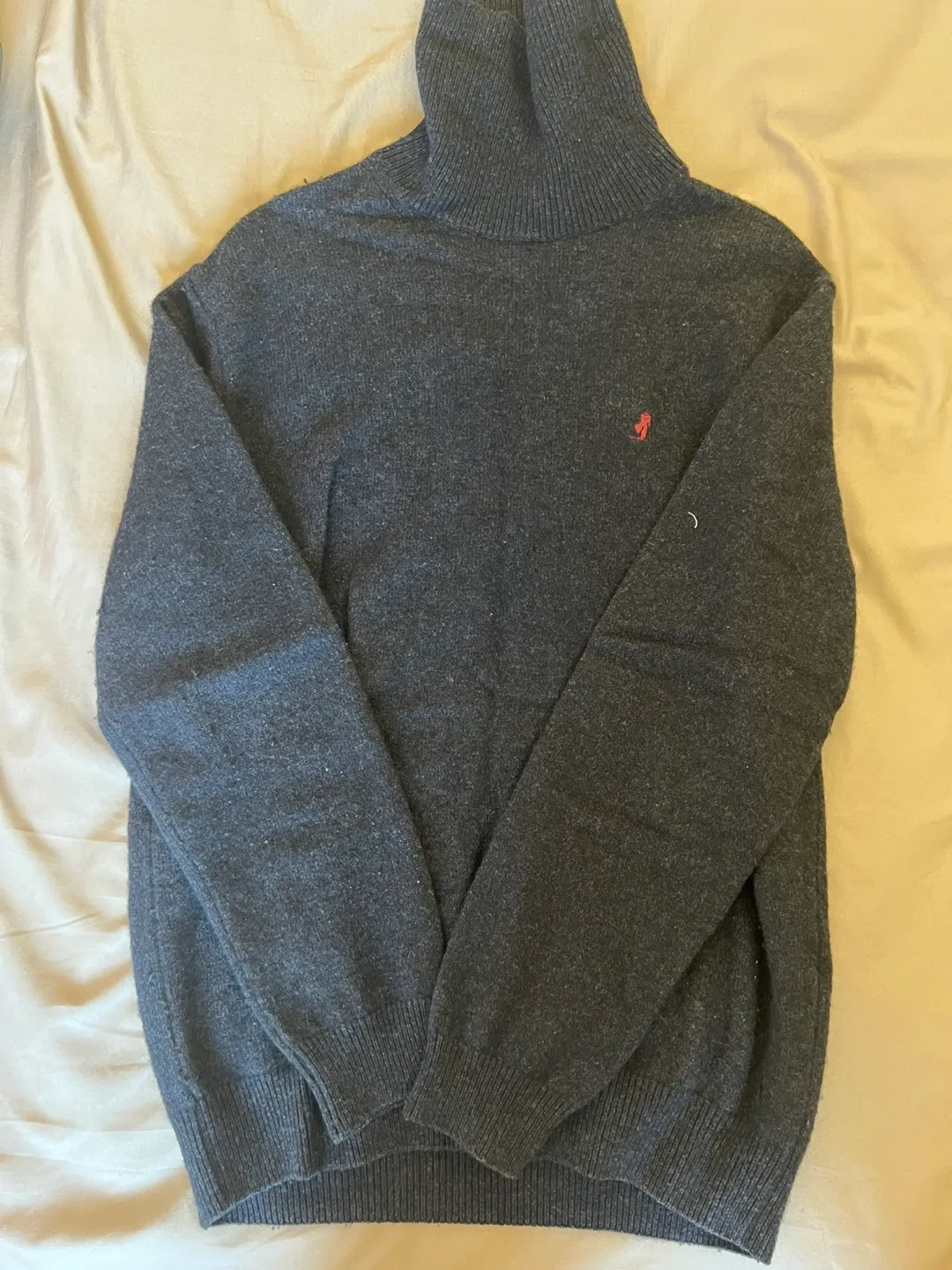 Men's Dark Grey Polo Ralph Lauren Turtleneck Sweater