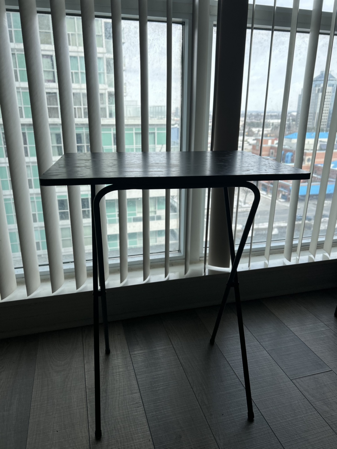 Black Foldable Side Table - photo 2