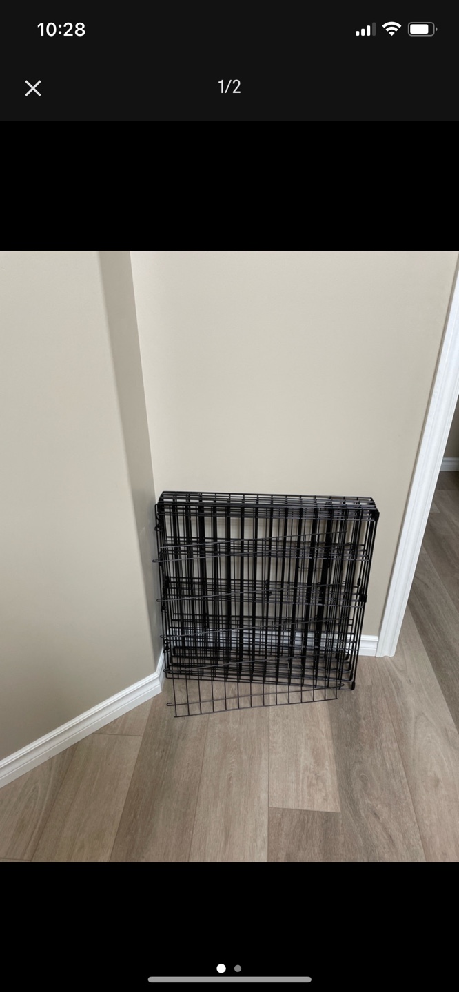 Black Metal Pet Playpen - photo 2