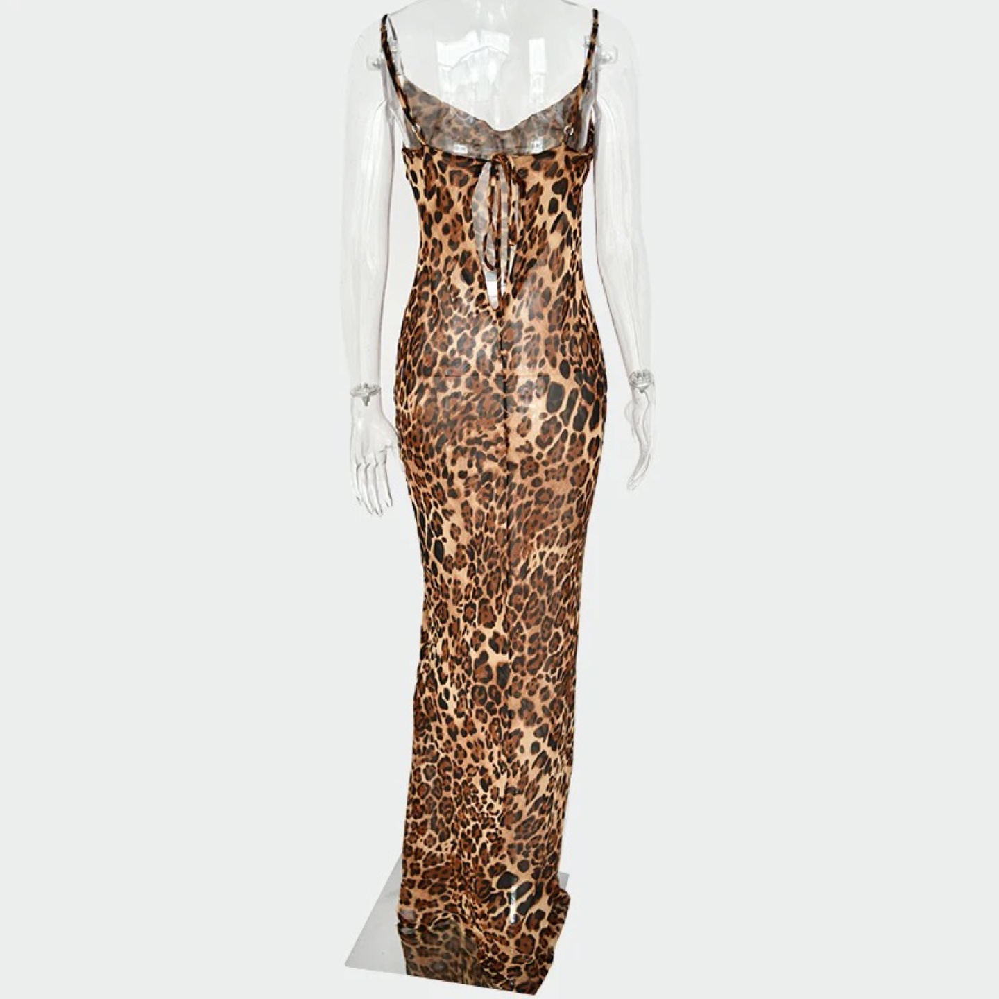 Leopard Print Maxi Slip Dress [Rat & Boa Valentina Dress Dupe] - photo 2
