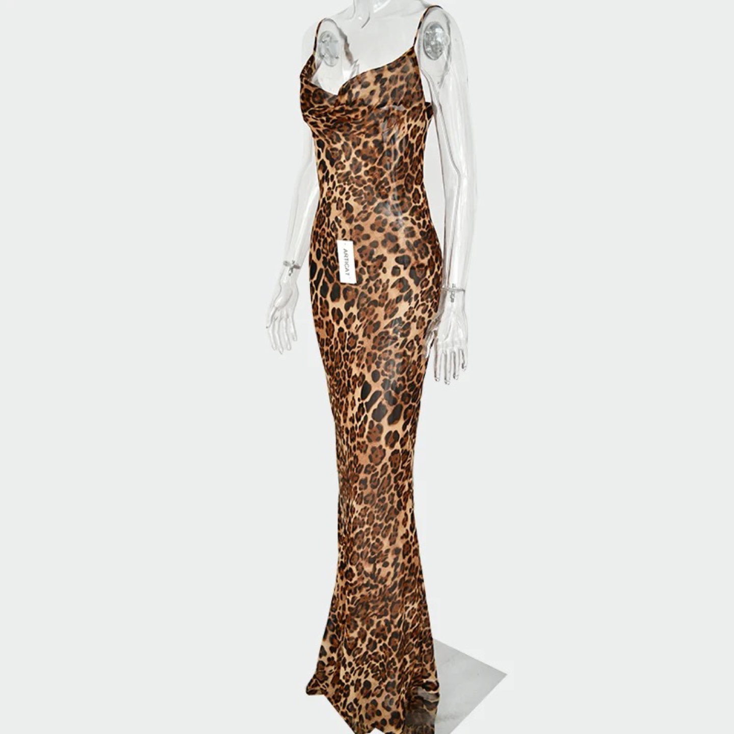 Leopard Print Maxi Slip Dress [Rat & Boa Valentina Dress Dupe] - photo 3