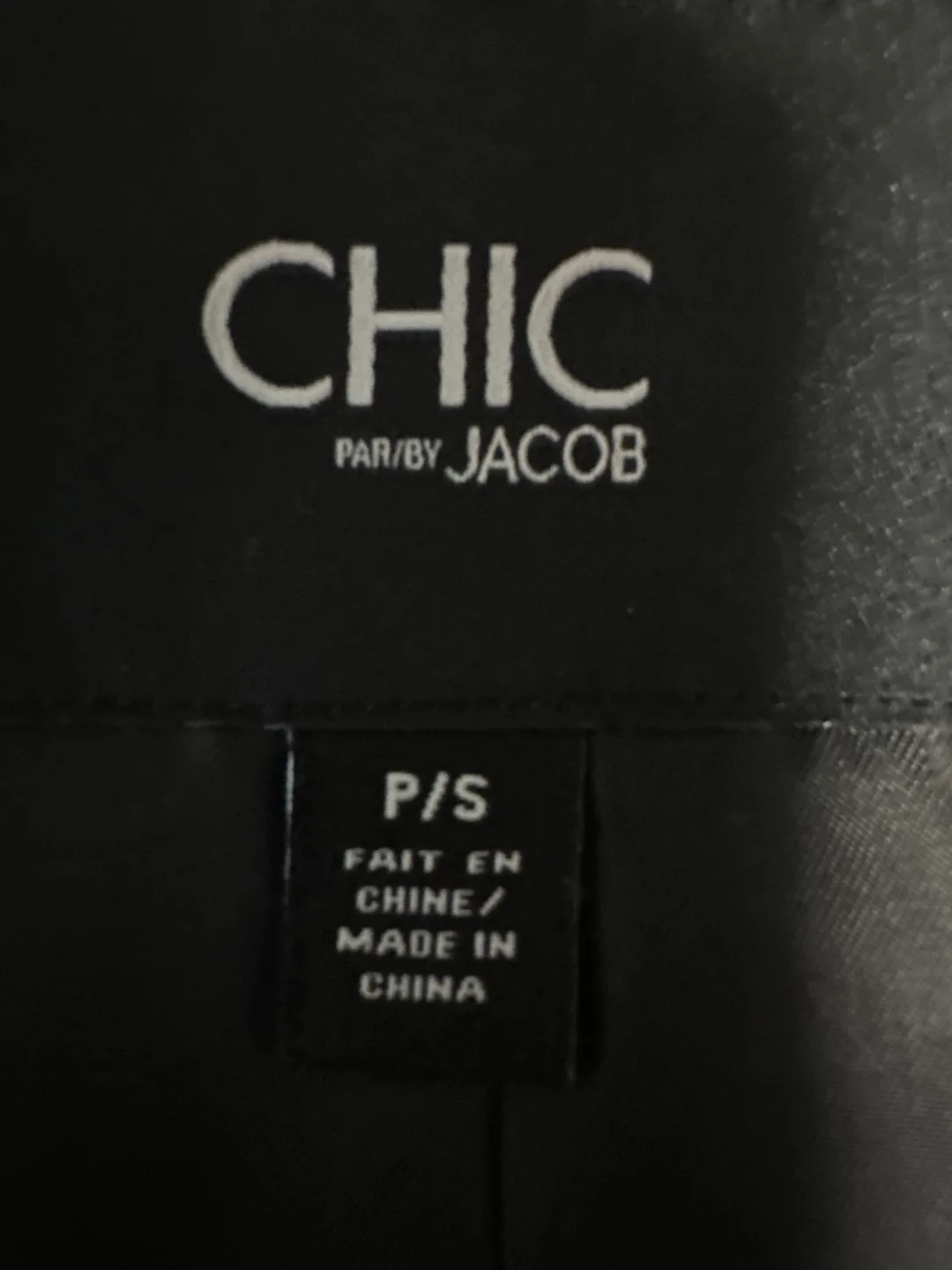 Chic by Jacob Black Peacoat - Size P/S image indicator(2)