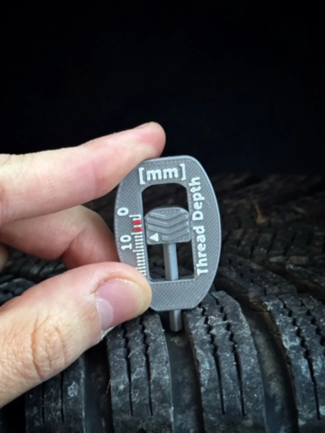 🧡3D Printed Items:Cubes, Dice, and Tyre Tread Depth Gauge thumbnail