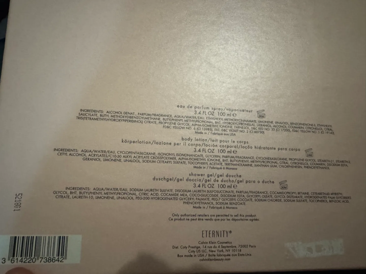 Calvin Klein Eternity Now Gift Set 100 ml image indicator(3)