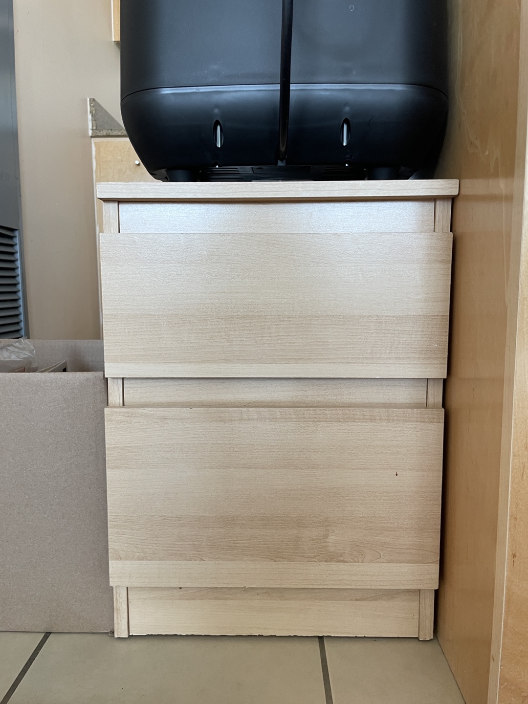 Two-Drawer Wooden Stand