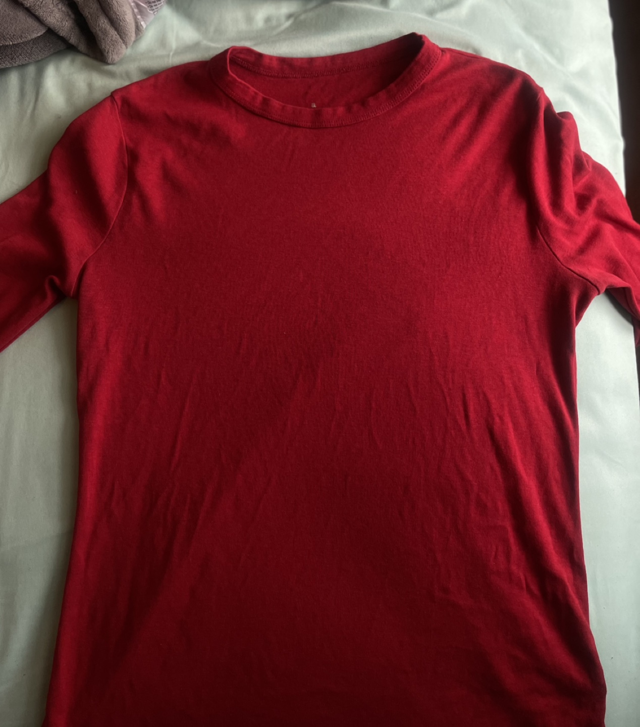 Women's Red Long Sleeve Shirt🧡 - photo 2