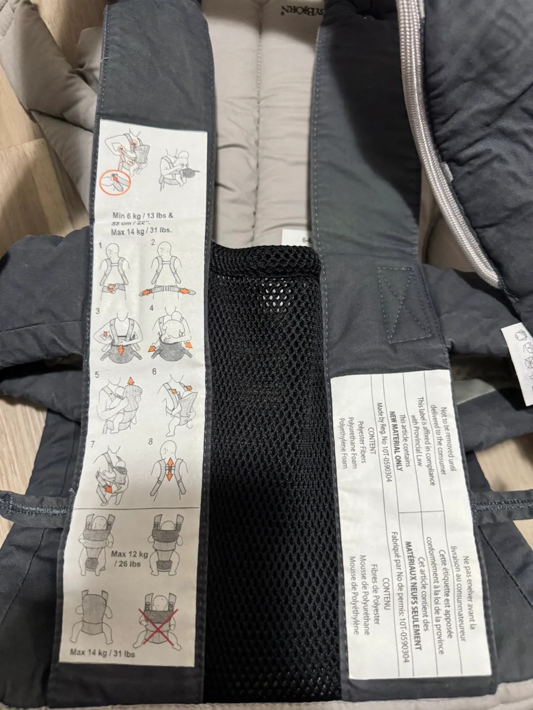 BabyBjorn Baby Carrier - Charcoal Grey image indicator(3)