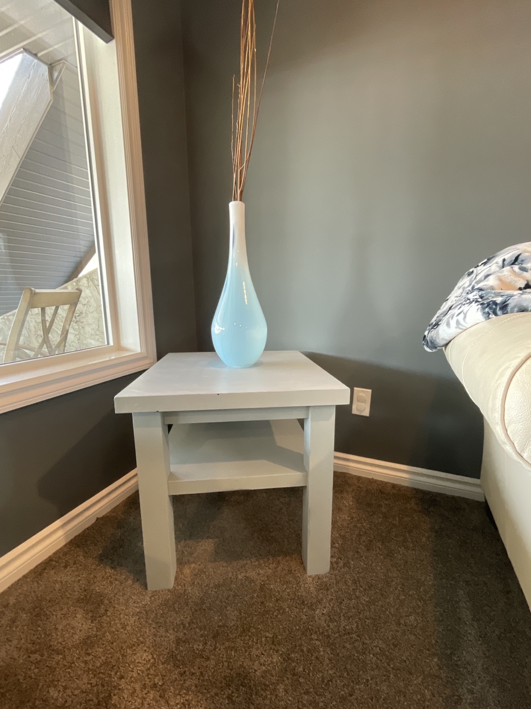 Light Blue Side Table
