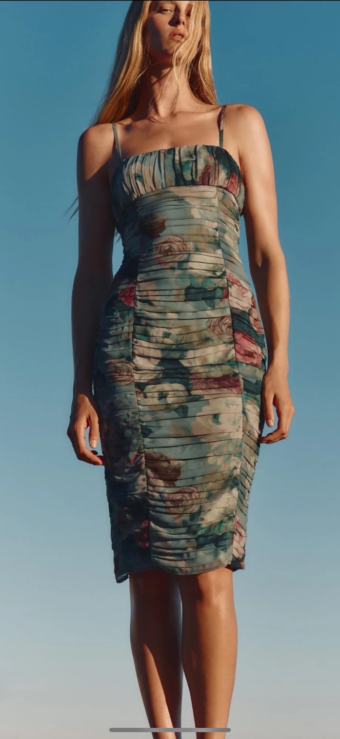 Super AdorableFloral midi dress - photo 2