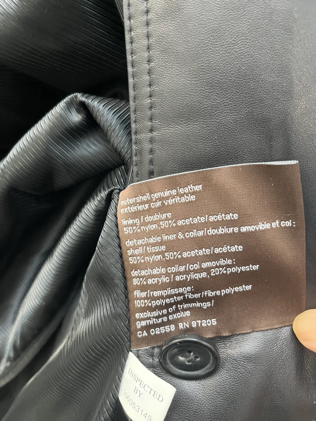 Danier Long Genuine Leather Trench Coat image indicator(5)