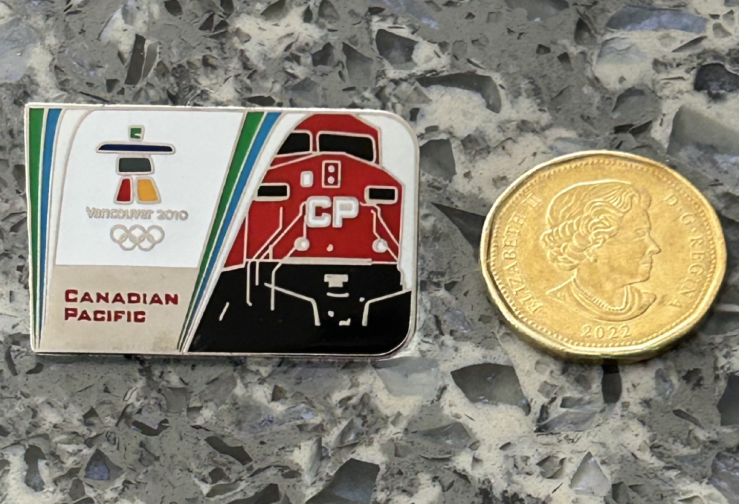 Vancouver 2010 Olympics Canadian Pacific Railway Pin - photo 3