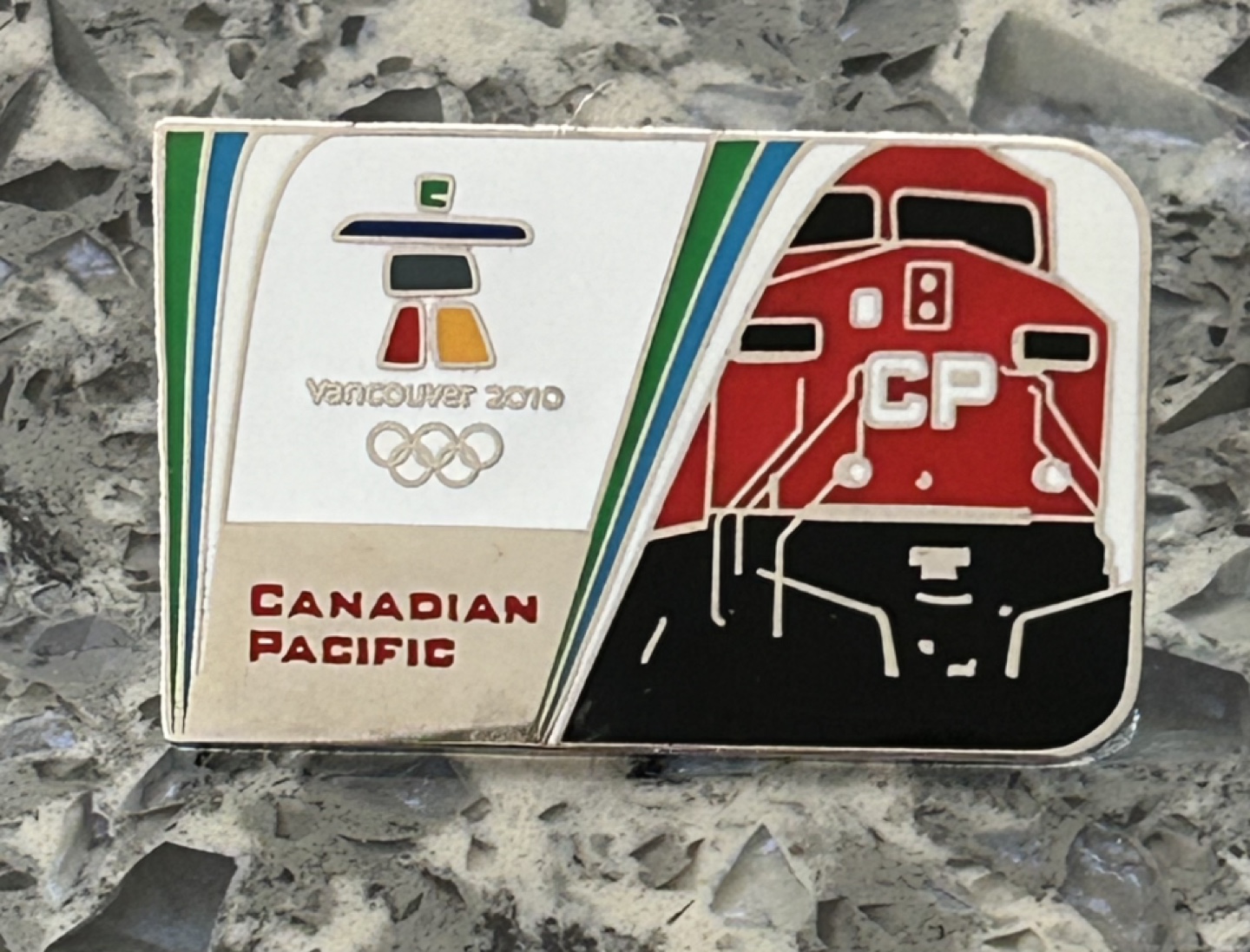 Vancouver 2010 Olympics Canadian Pacific Railway Pin