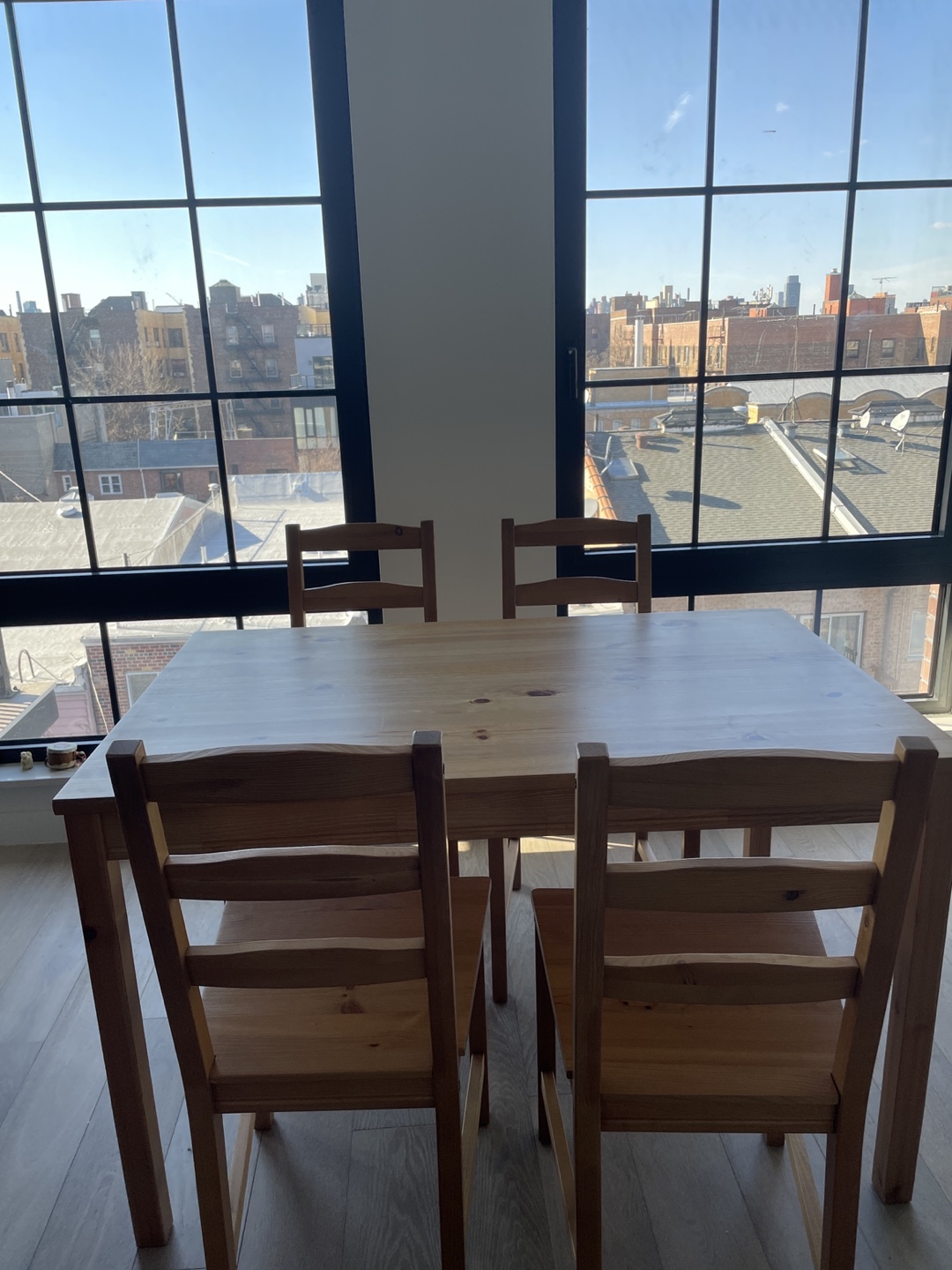IKEA Ingatorp Table and Chairs Set