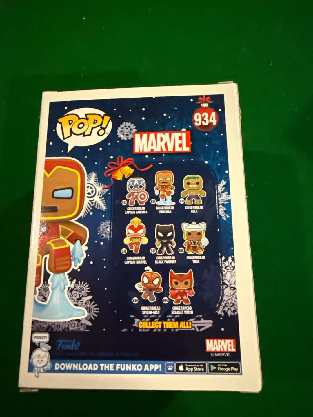 🧡Funko Pop! Marvel Gingerbread Iron Man #934 image indicator(3)
