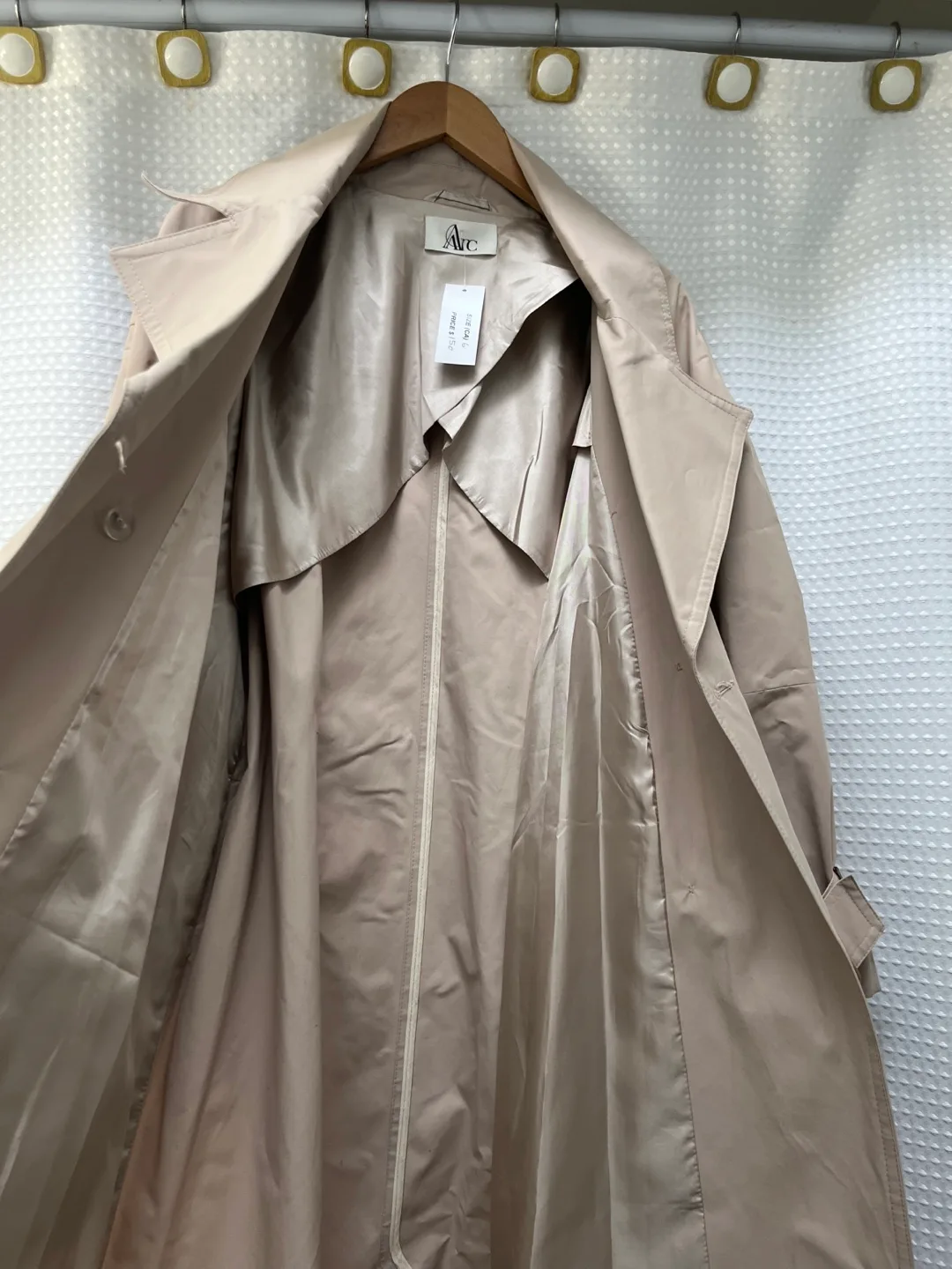 ARC Beige Trench Coat - Size 6 image indicator(4)