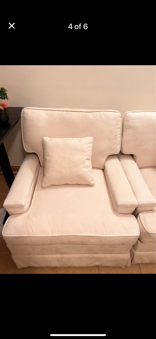 Two Chairs Cream-coloured - photo 3