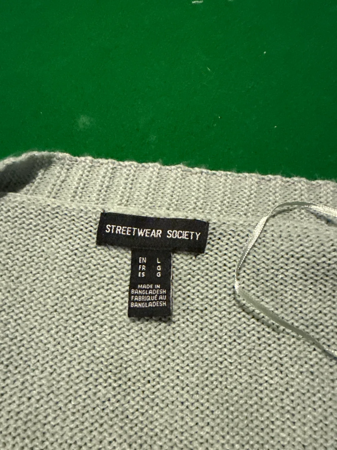 Streetwear Society Cloud Cardigan Sweater - Size Large image indicator(2)