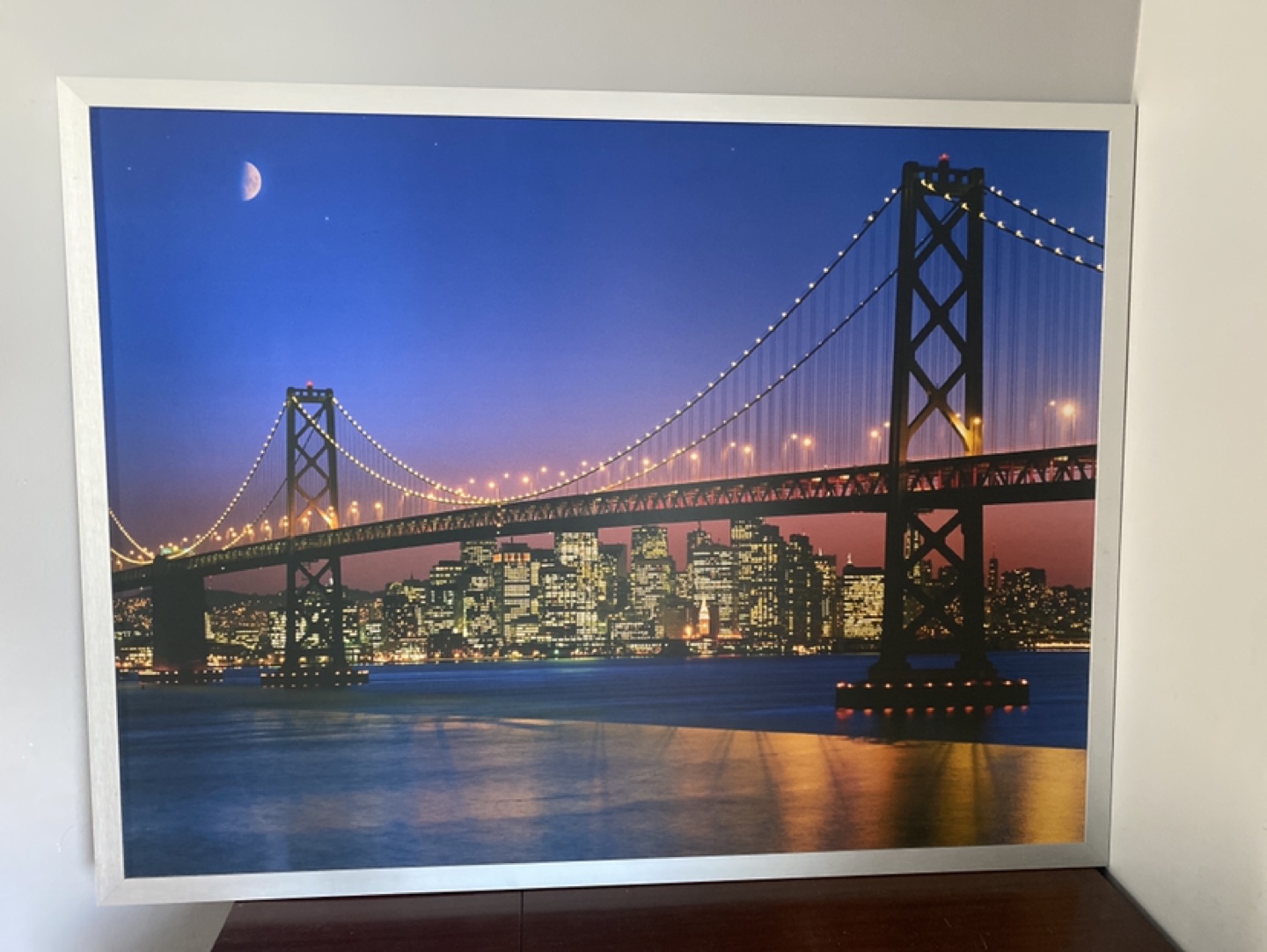Large Framed San Francisco Skyline Print