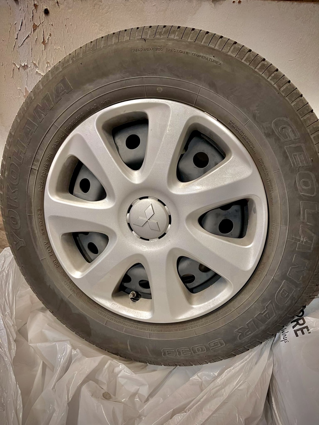 All Season Yokohama Tires with Rims