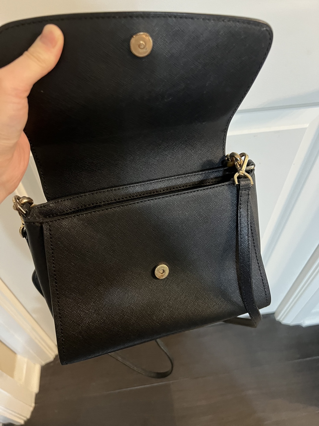 Michael Kors Black Leather Crossbody Bag - photo 2