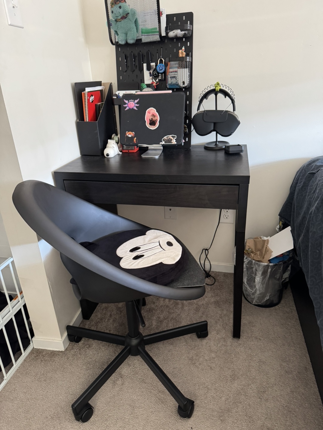 IKEA desk and chair