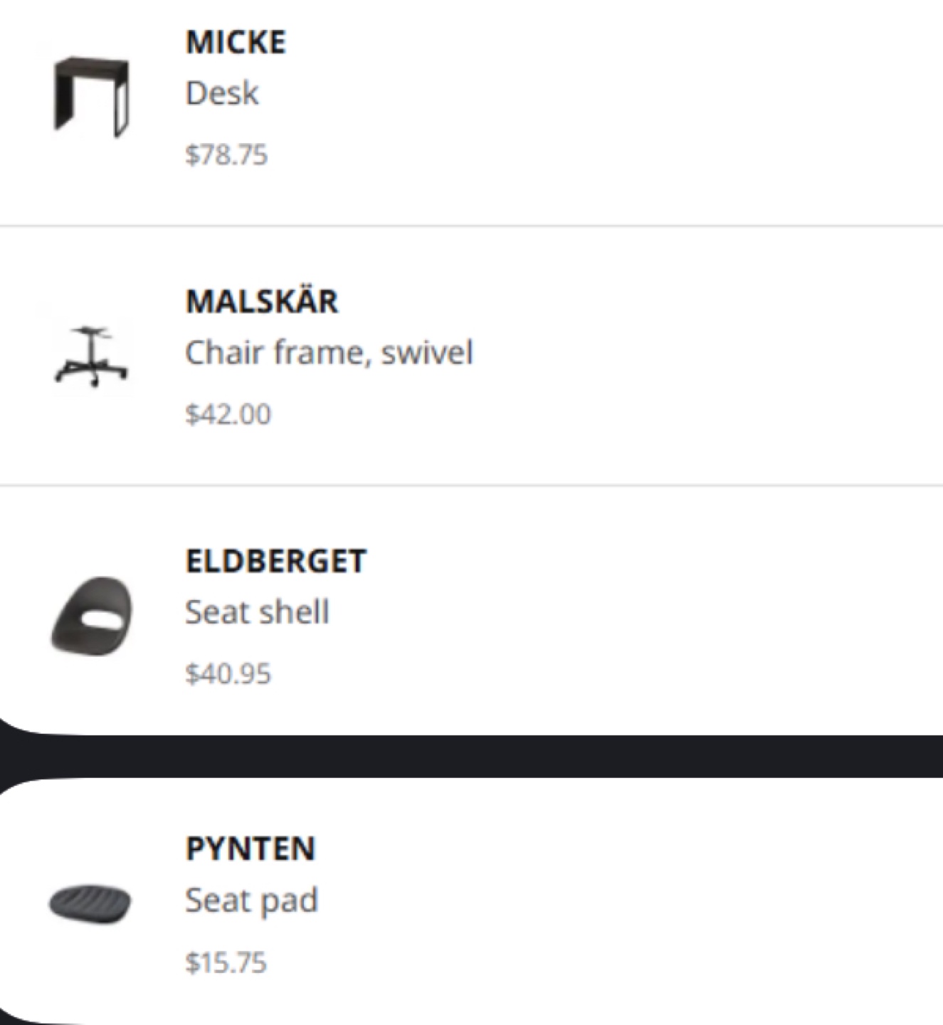IKEA desk and chair - photo 2