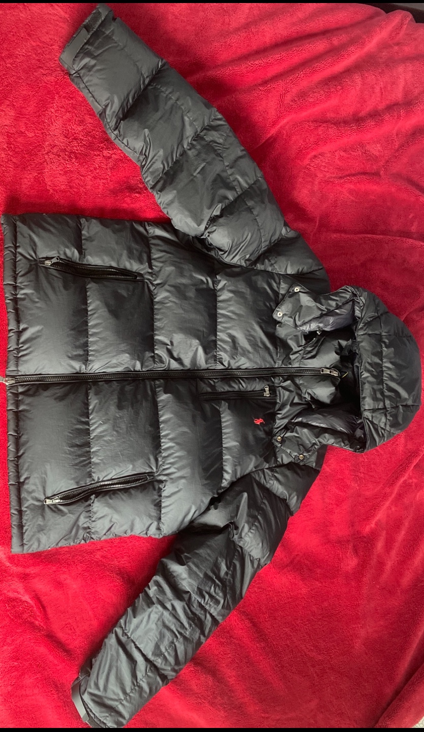 Mens Polo Ralph Lauren Black Puffer