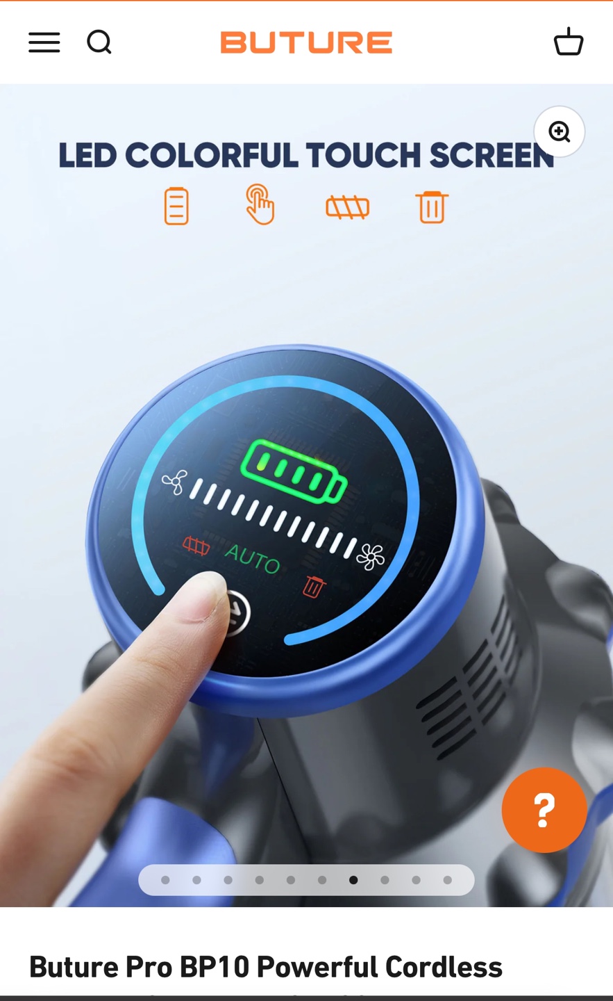 Brand-New Buture Pro BP10 Cordless Vacuum Cleaner - photo 3
