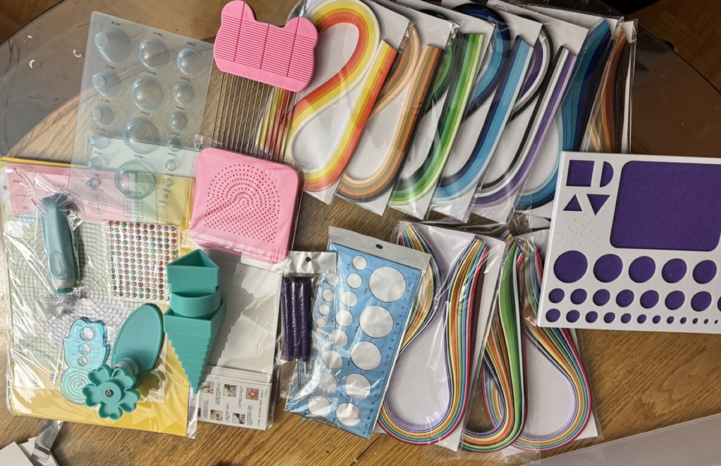 Quilling Paper & Tools Craft Kit