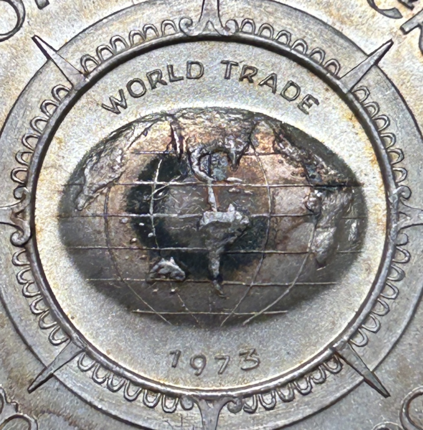 1973 Wade-Ventures Mundinero One Troy Ounce Silver Round - photo 5