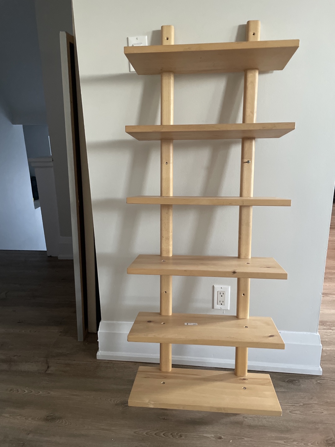 IKEA Varde Wooden 5-shelf wall unit