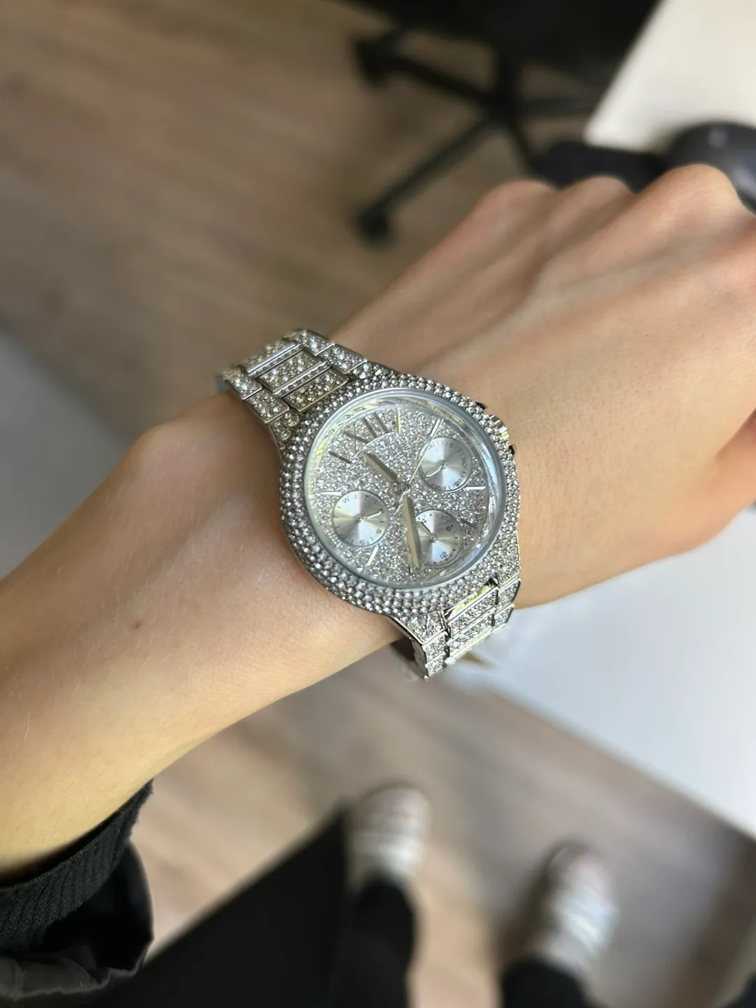 Michael Kors Women's Crystal-Accented Watch image indicator(2)