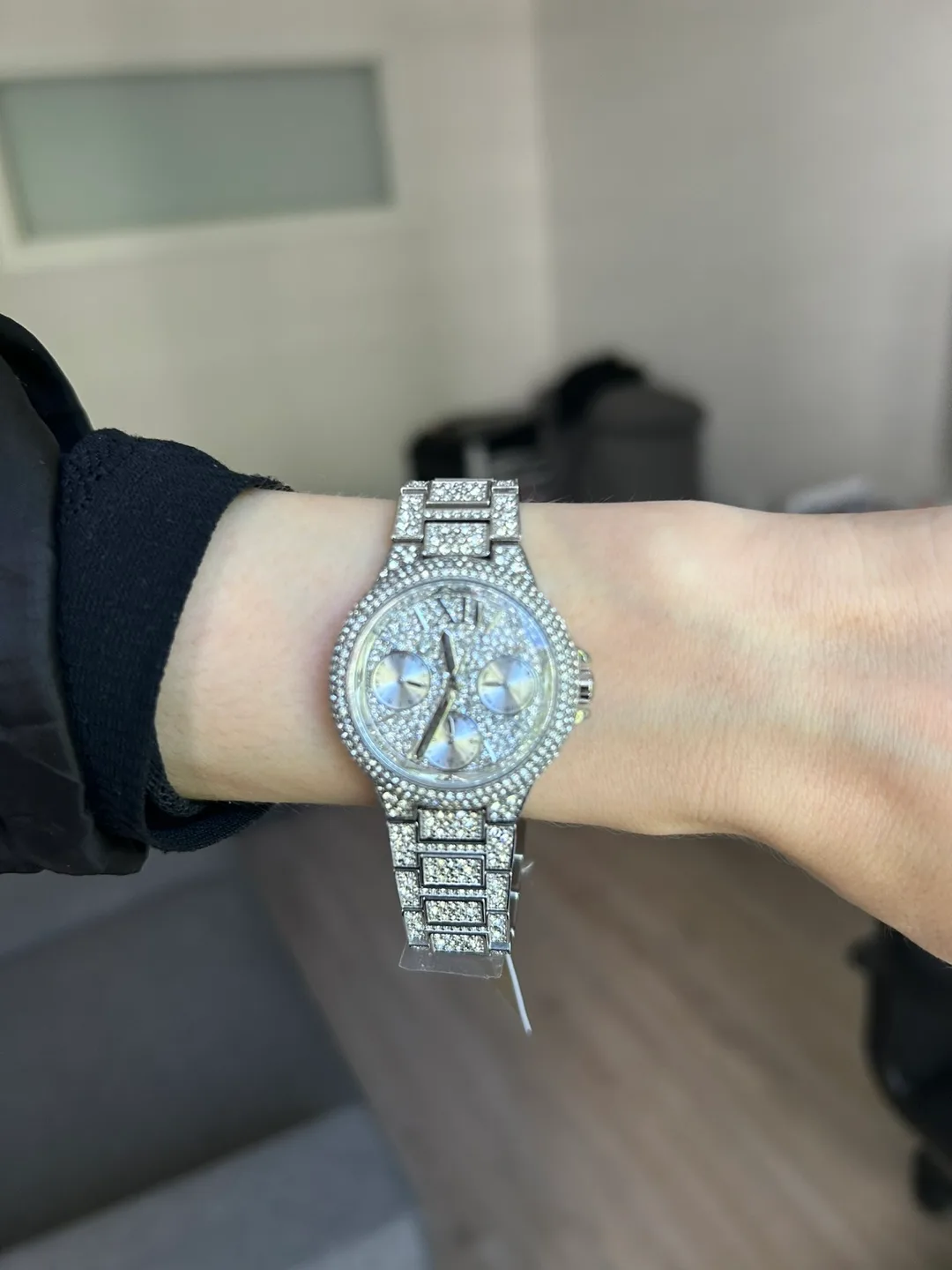 Michael Kors Women's Crystal-Accented Watch image indicator(3)