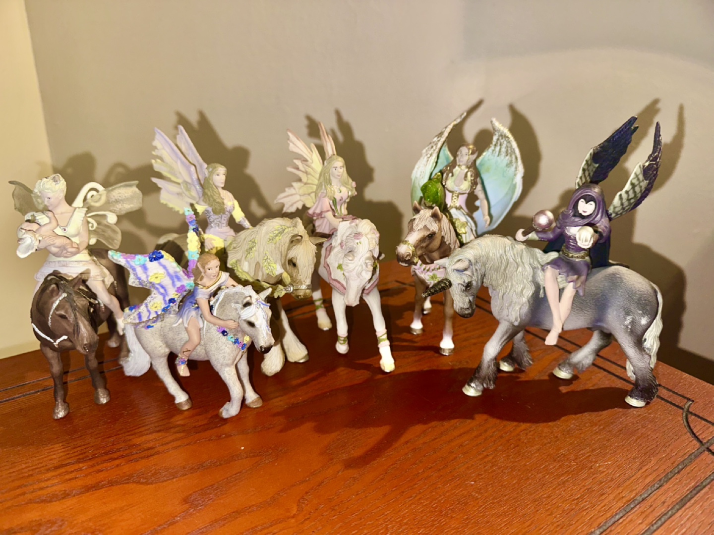 Fairy and Horse Figurines
