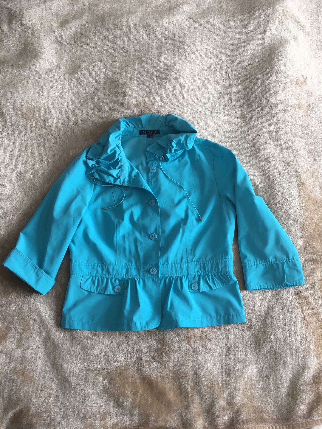 Turquoise TreBella Jacket Size 12