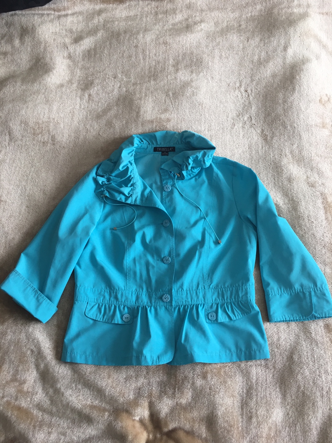 Turquoise TreBella Jacket Size 12 - photo 2