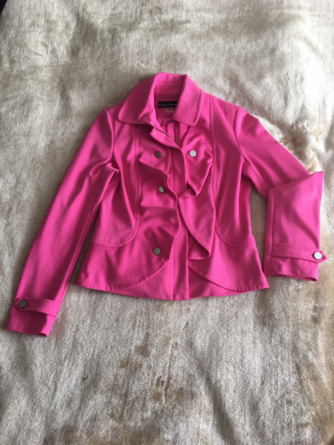 Hot Pink Blazer Jacket Size 8