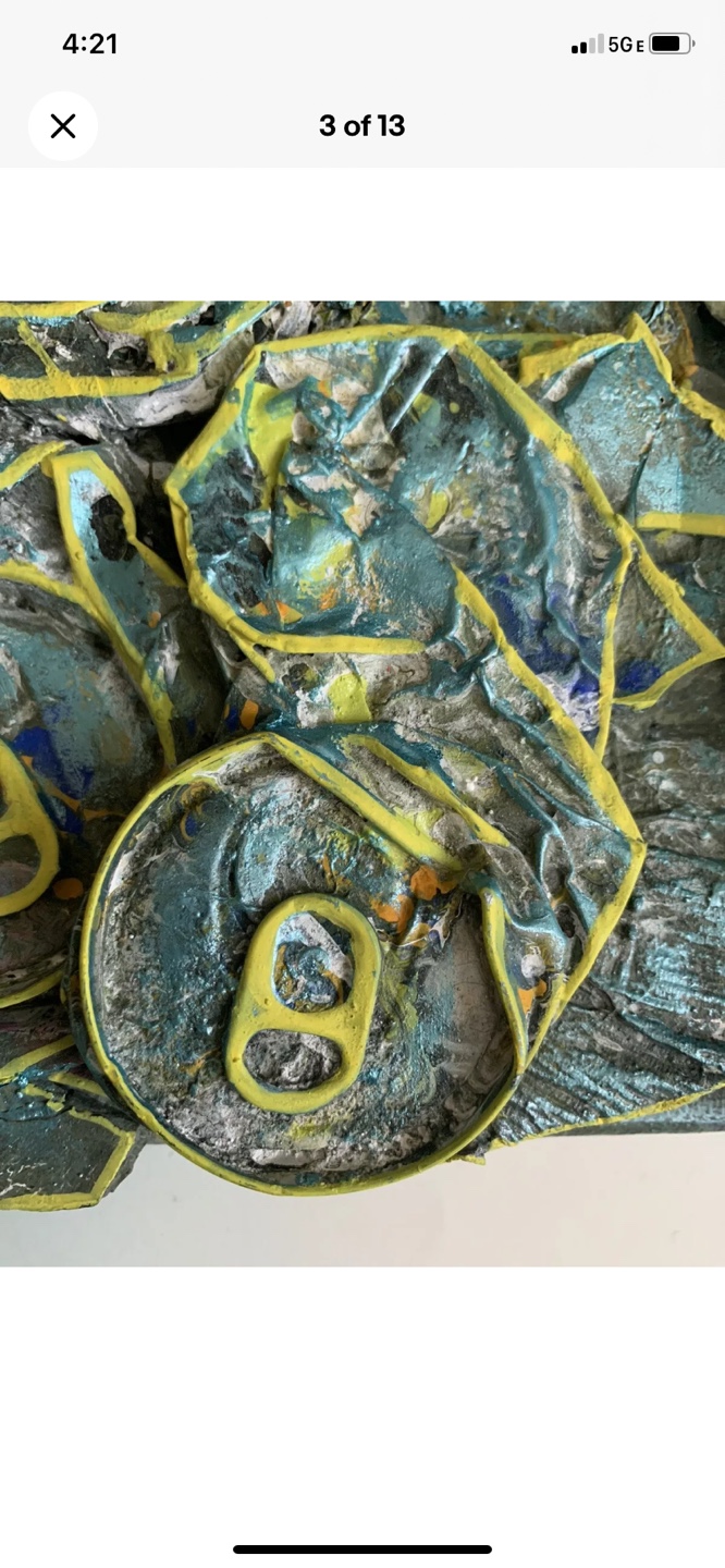Unique Upcycled Can Art - photo 2