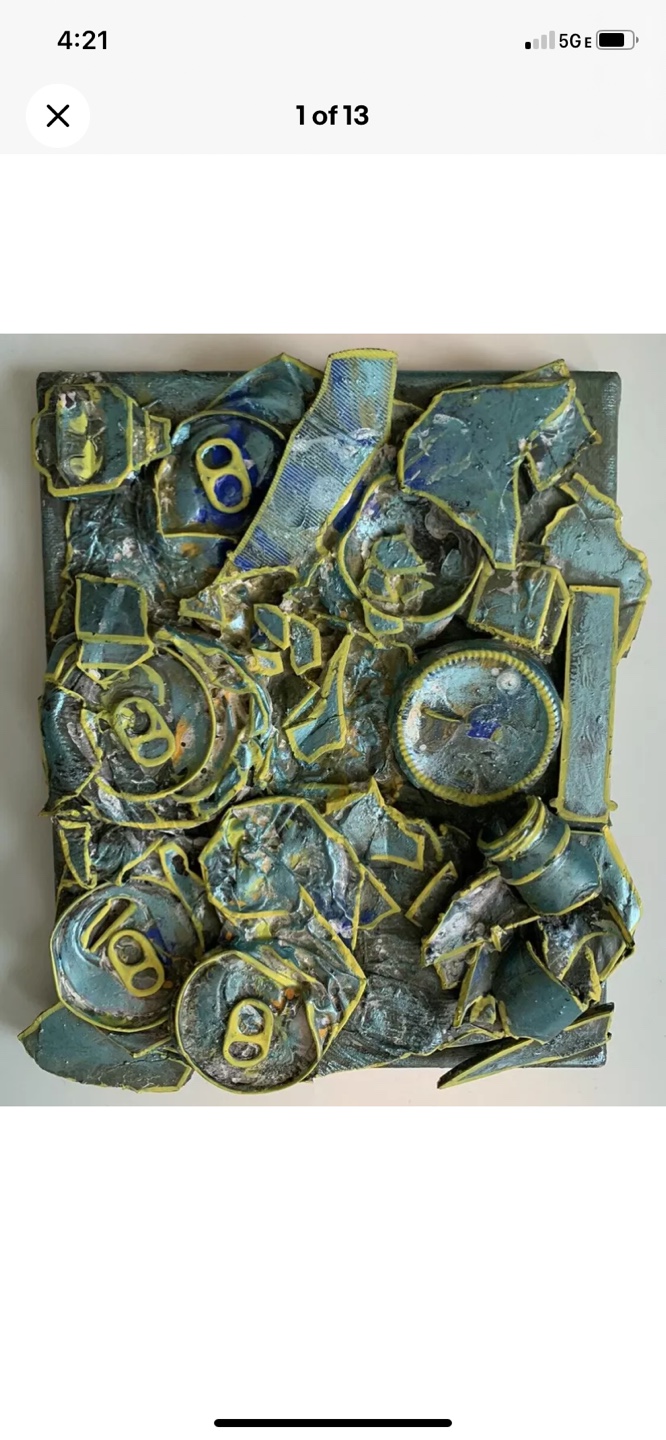 Unique Upcycled Can Art