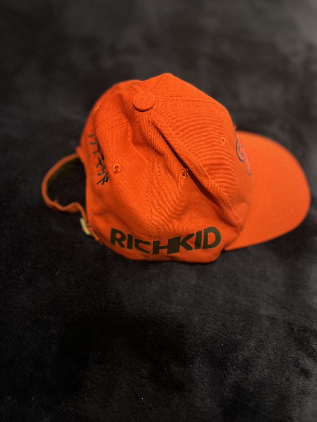 Rich Kid X Bear Baseball Cap - Orange - photo 2